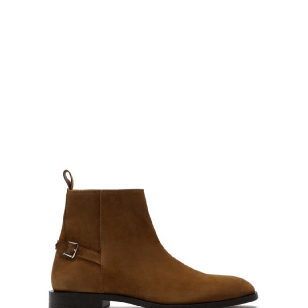 Men's Brown Suede Ankle Boots